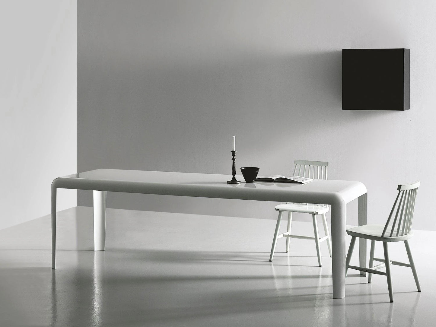 Tavolo Interno/Esterno Ferro, Nero, 240x85