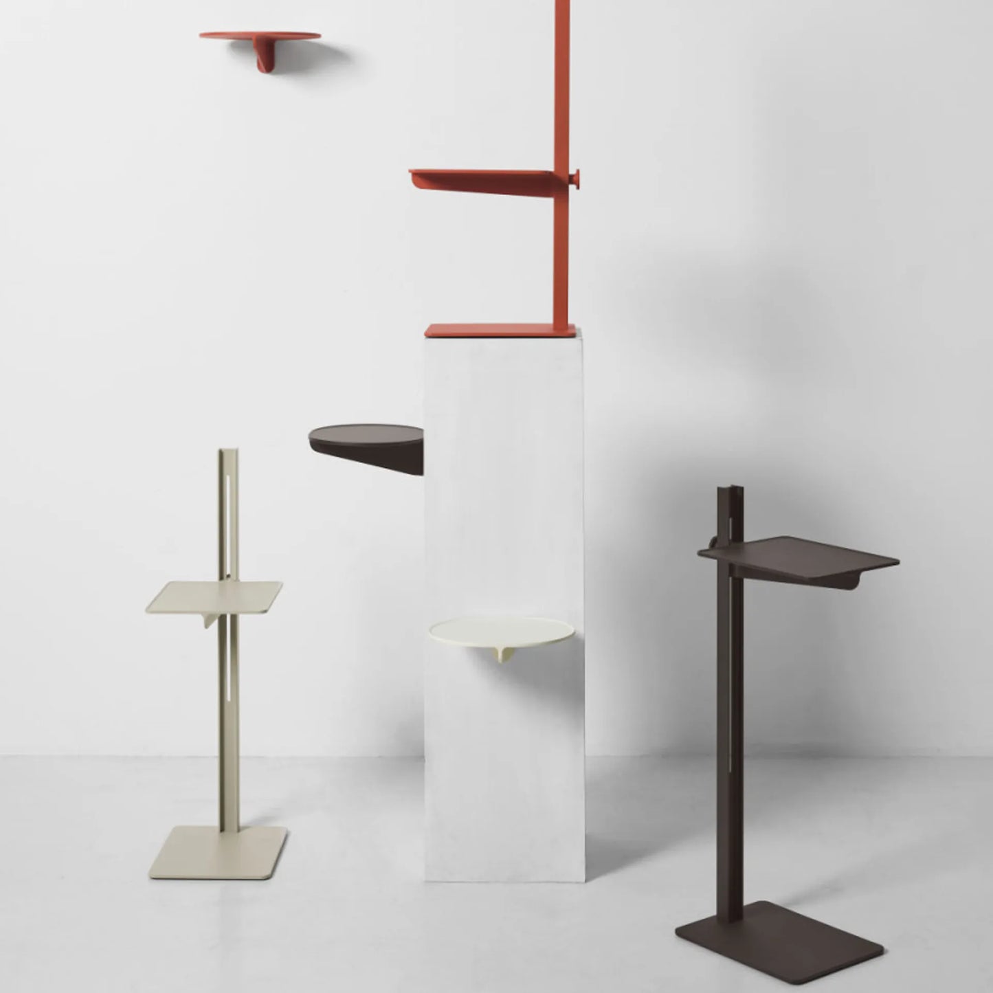 Tavolino, Museum, Regolabile, Dark Brown