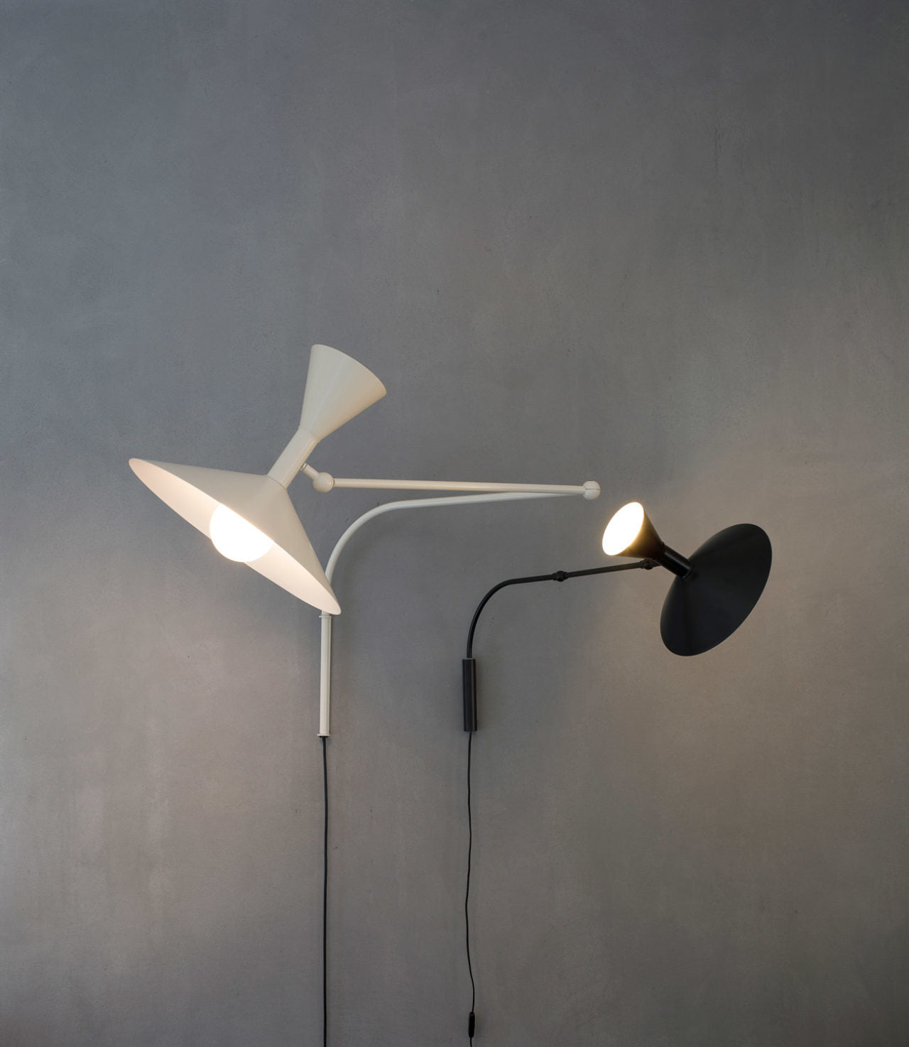 Lampada da Parete, Lampe de Marseille Mini, Bianco Calce