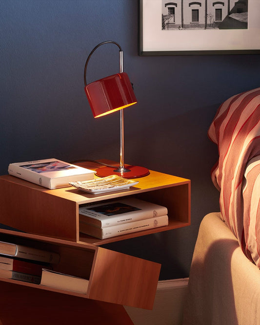 Lampada da Tavolo, Minicoupe, Rosso Scarlatto