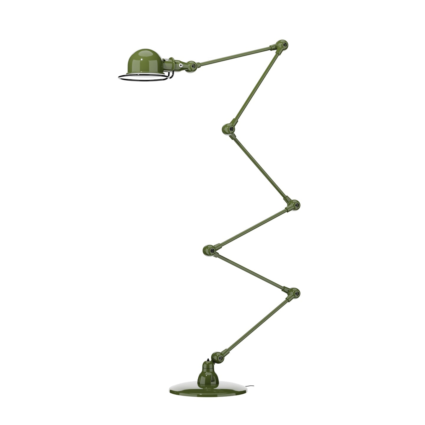 Lampada da Terra Loft, Verde Oliva, 6x40