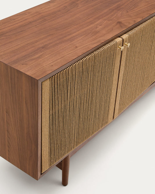 Credenza Elan, noce/corda, L.180 x h.73 x p.45