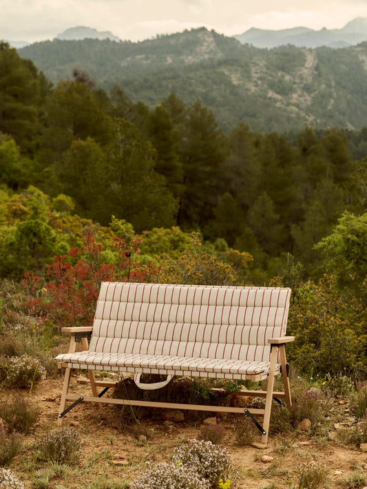 Divano pieghevole Outdoor Market by Jasper Morrison senza cuscino