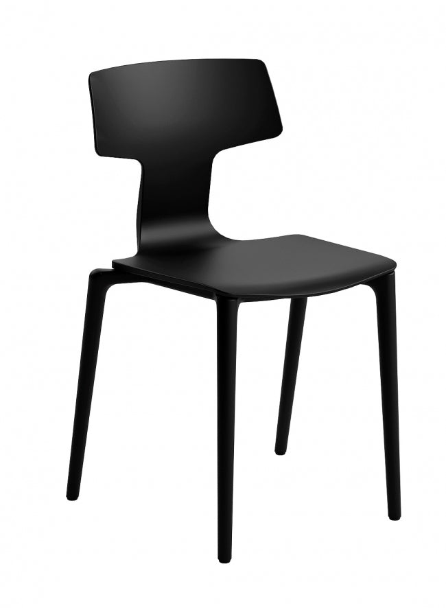 Sedia Split, gambe plastica