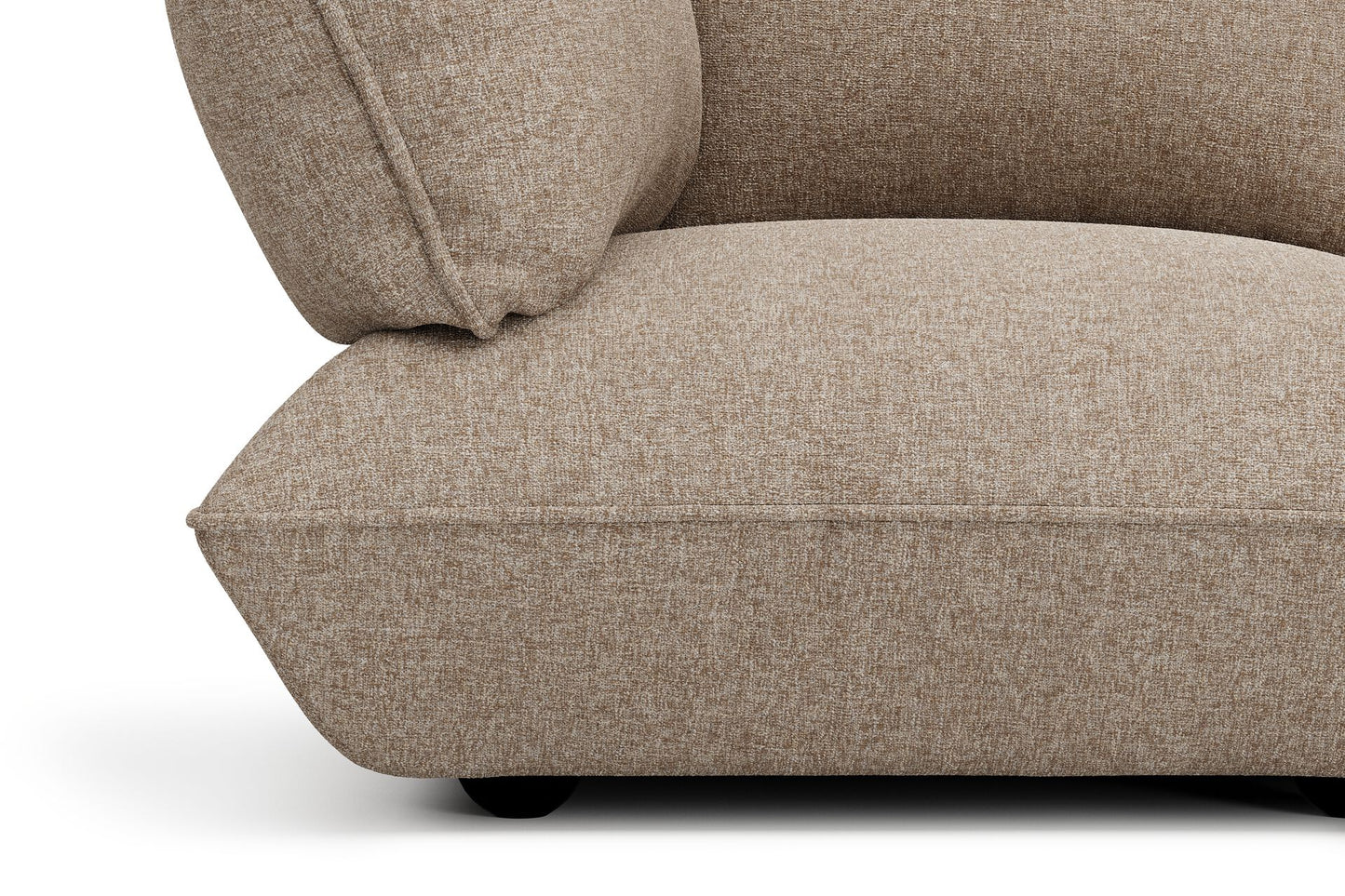 Divano Sumo,medium, l.210,5 x p.108 x h.90 , bouclè marrone