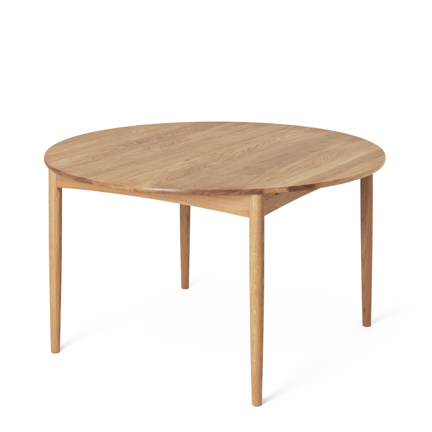 Tavolo BM0121, Rovere Olio, Ø120, Allungabile