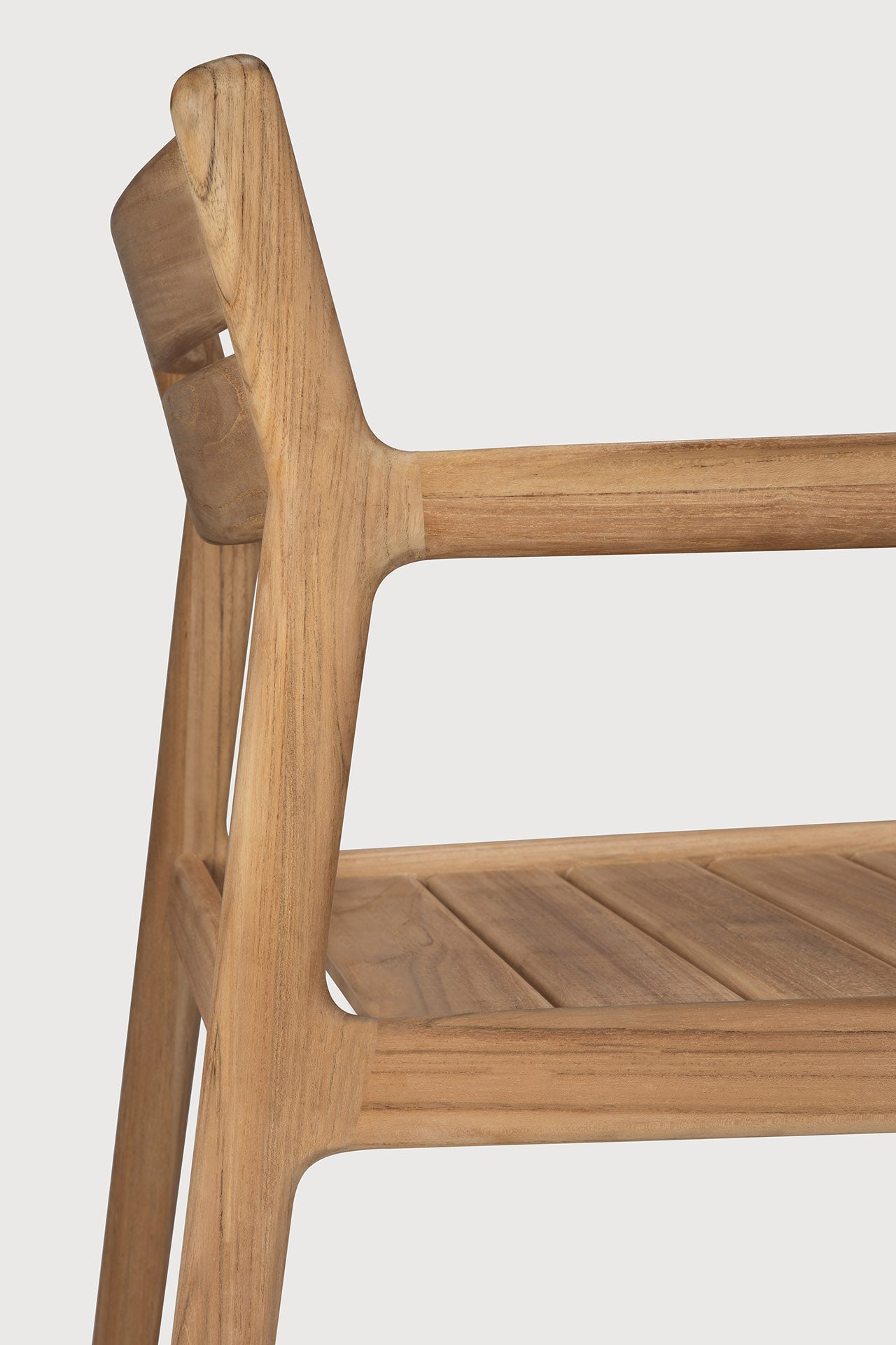 SEDIA JACK DA ESTERNO TEAK C/BRACCIOLI