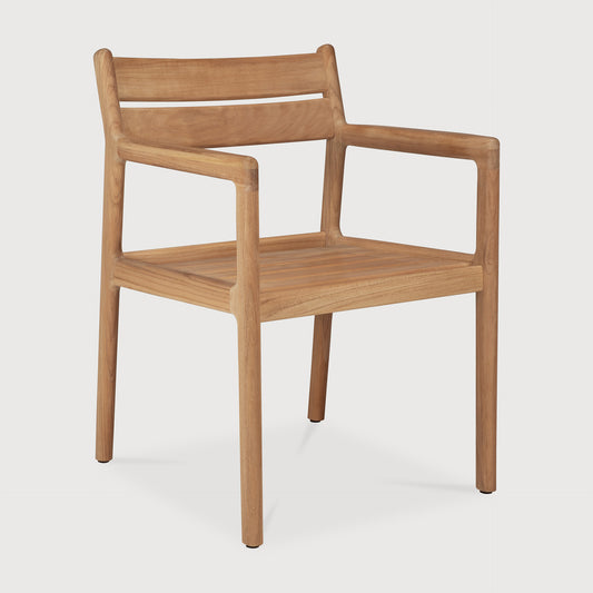 SEDIA JACK DA ESTERNO TEAK C/BRACCIOLI