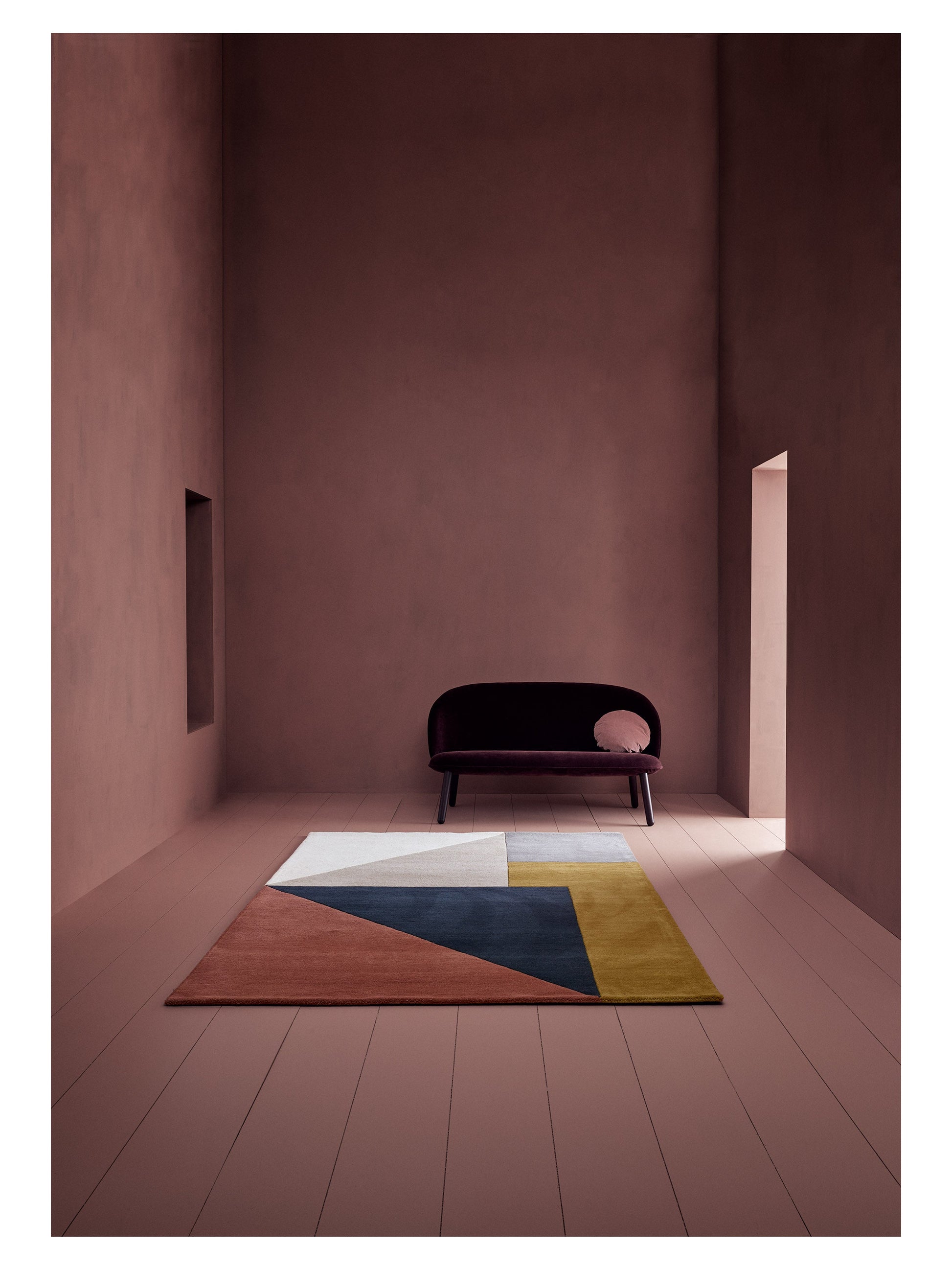 Tappeto Arguto Multi Linie Design ambientato in un interno