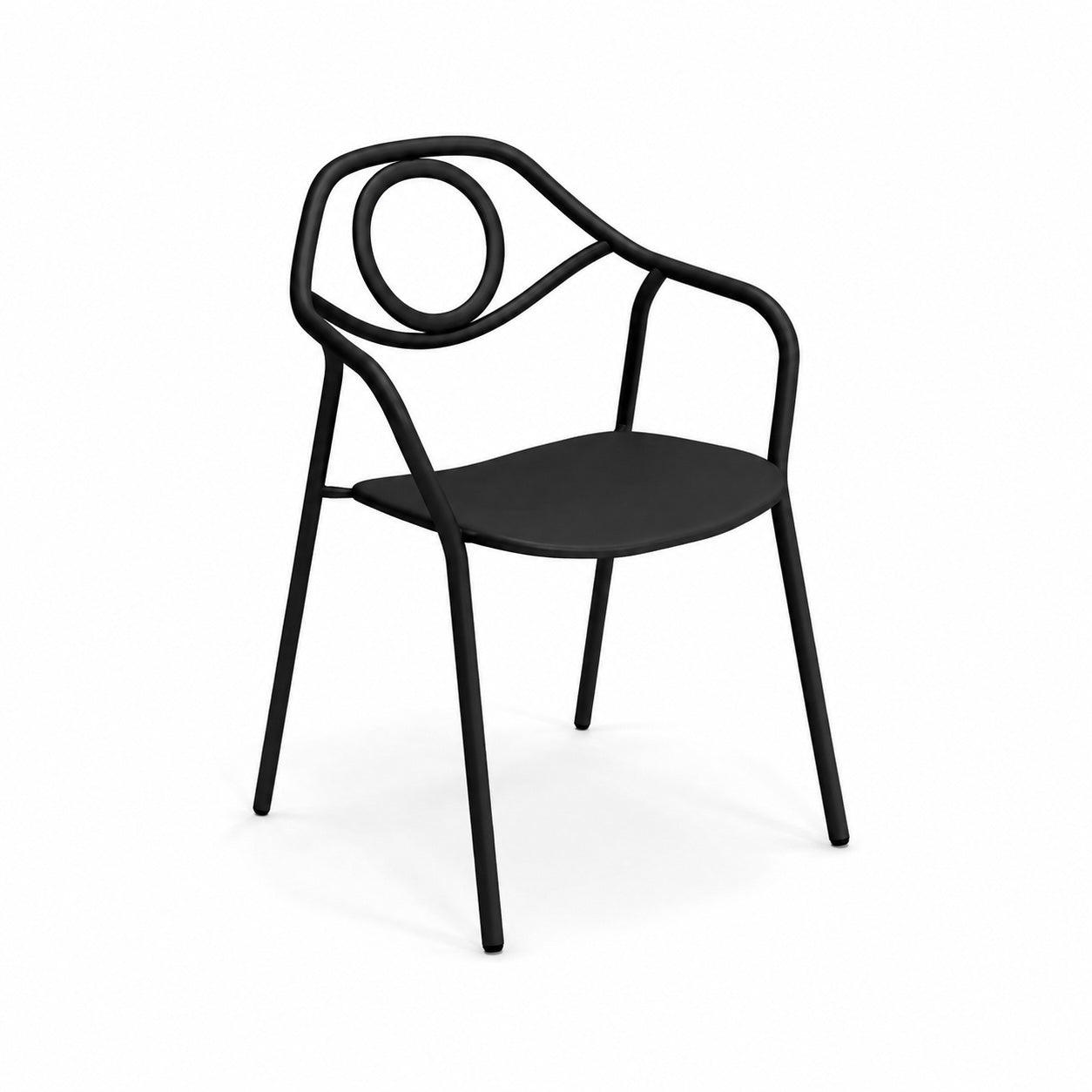 Poltroncina Zahir, Nero