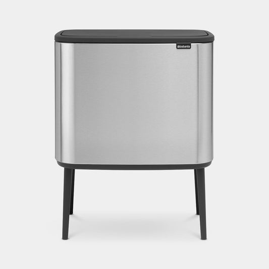Brabantia Bo Touch Bin 11+23L, Matt Steel
