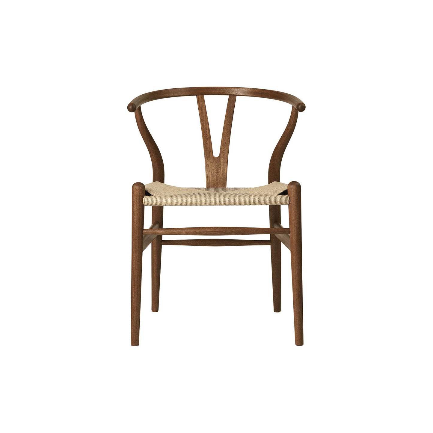 CH24 WISHBONE CHAIR MAHOGANY OIL/NAT CORD