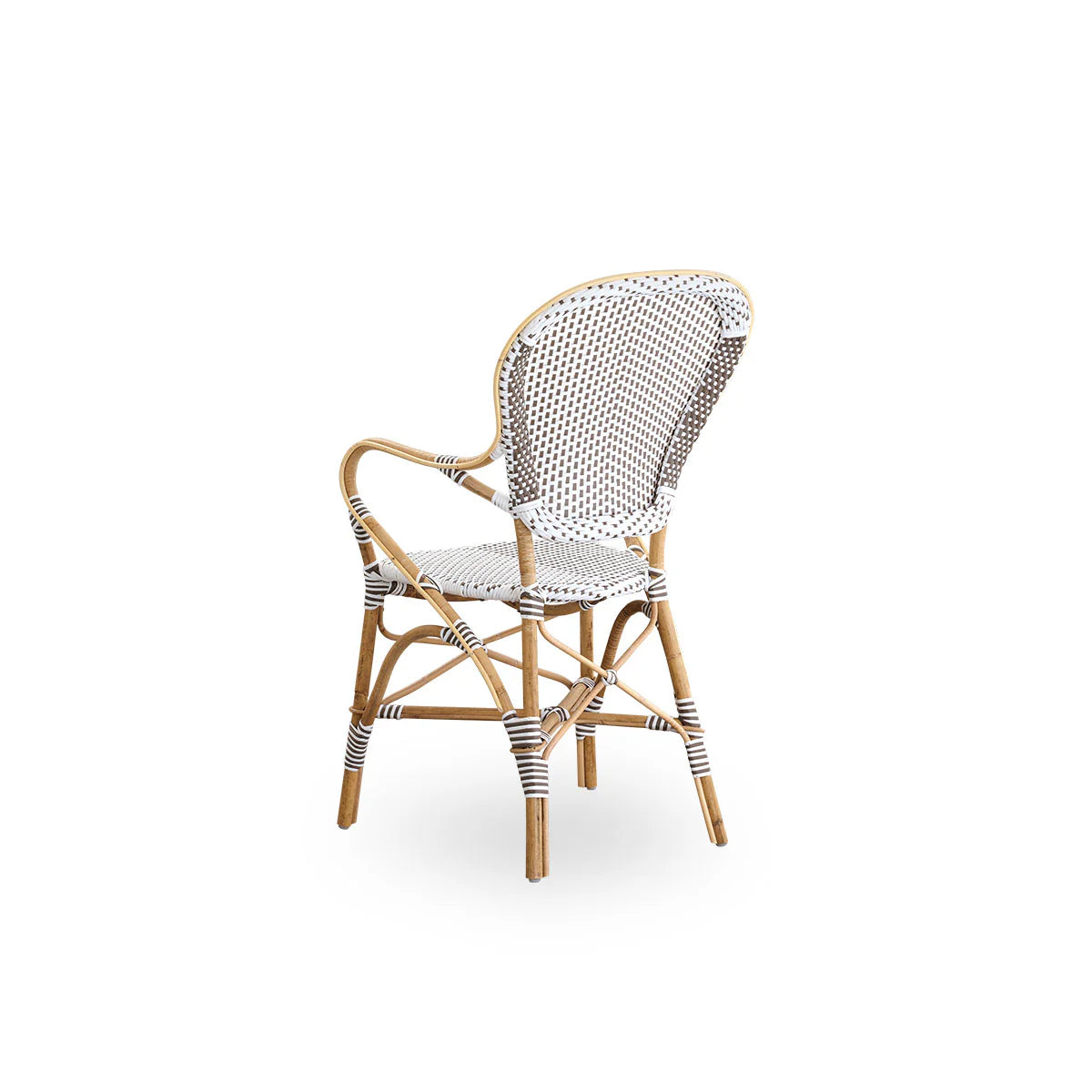 Poltrona Isabell, White, Cappuccino Dot
