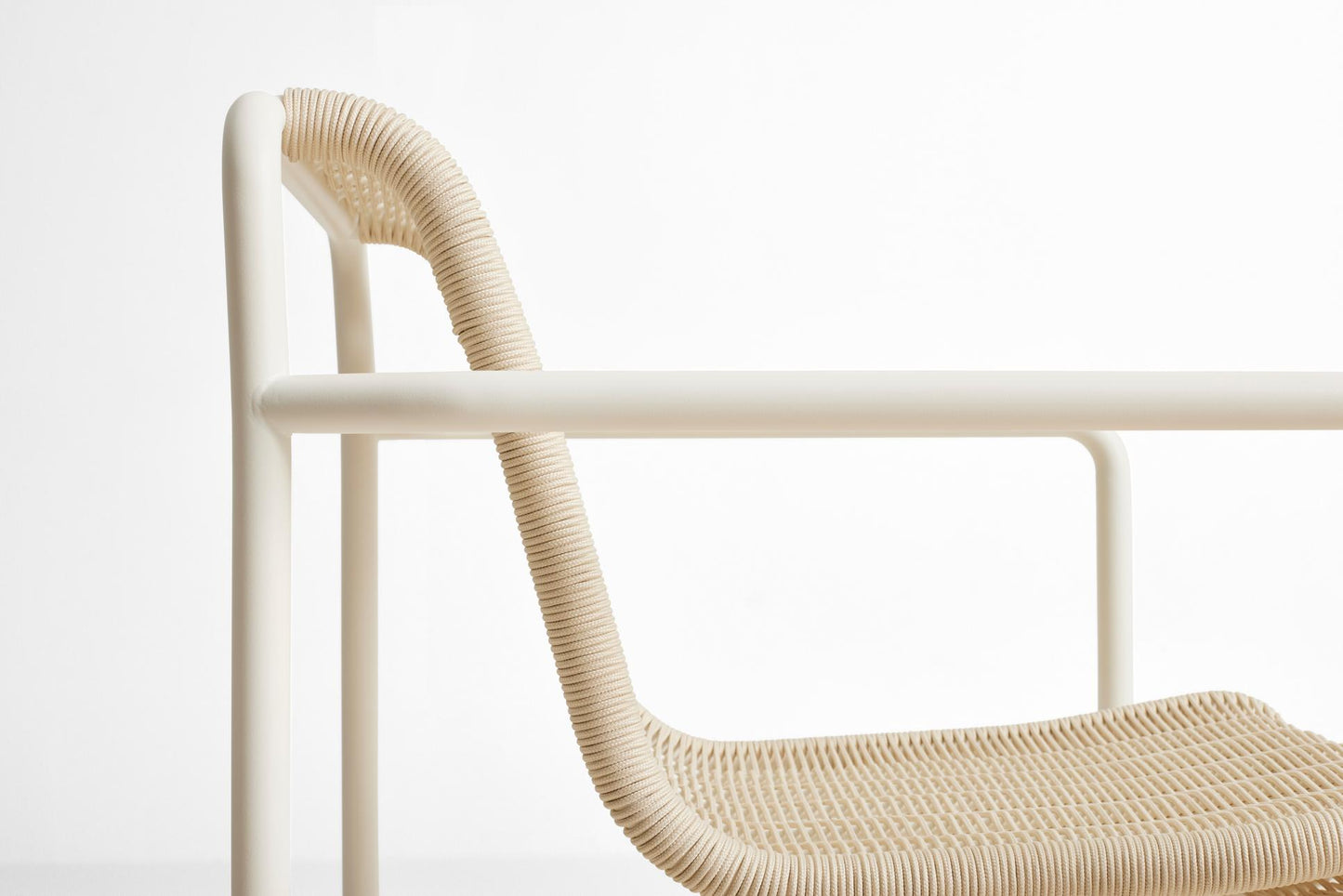 Poltrona Lounge Palissade Cord Low, Cream