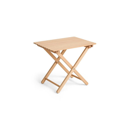 Tavolino pieghevole Outdoor Market by Jasper Morrison, faggio, piccolo, 52,5 x 41 x h. 46