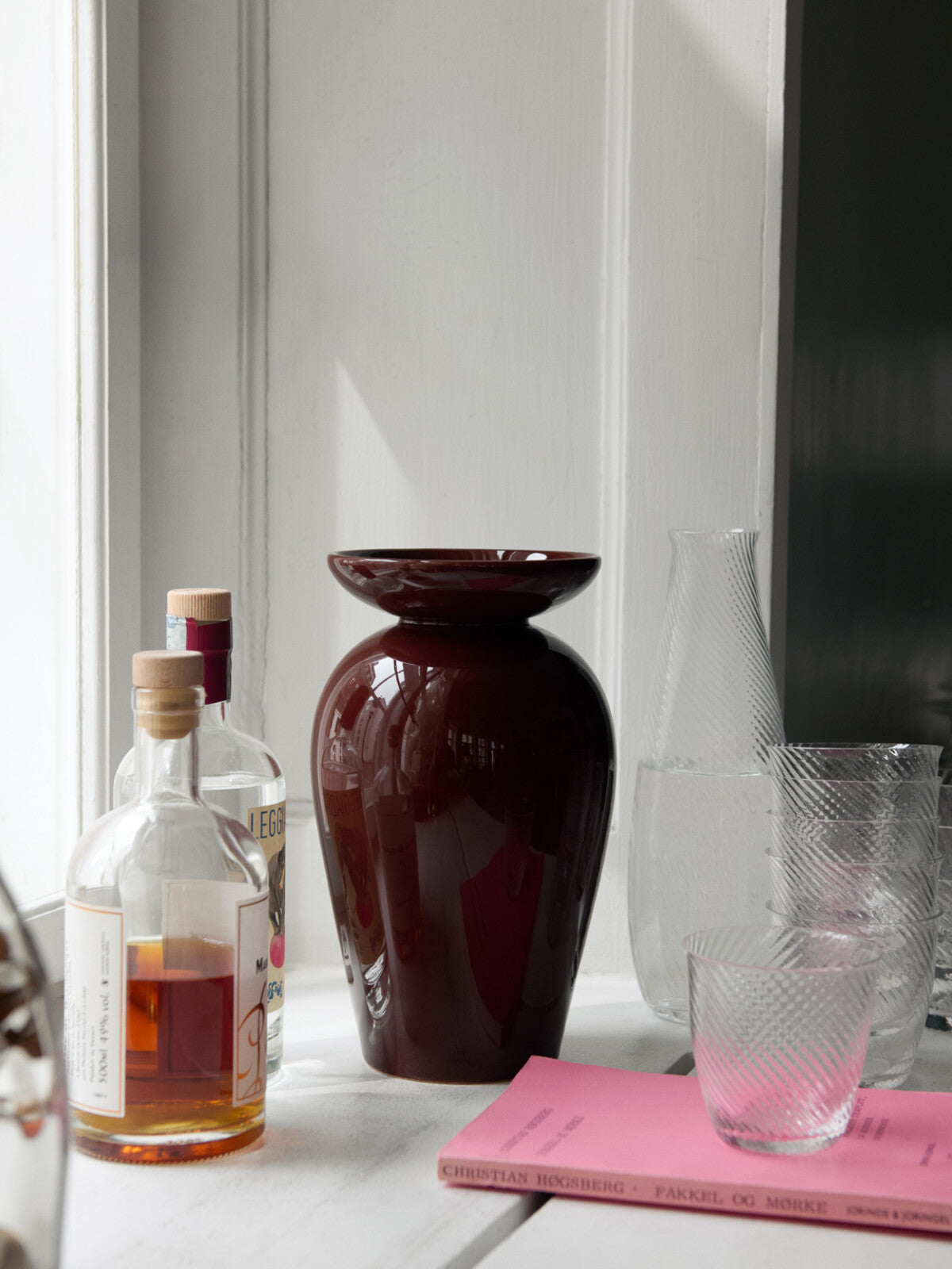 Vaso, Momento JH47, Rosso Marrone