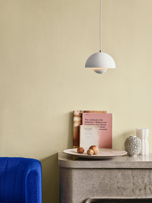 Lampada Sospensione Flowerpot VP1, Bianco Opaco, Ø23