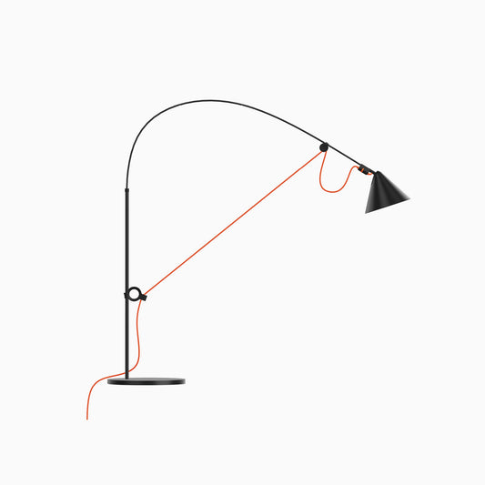 Lampada da Tavolo, Ayno S, Nero/Arancione