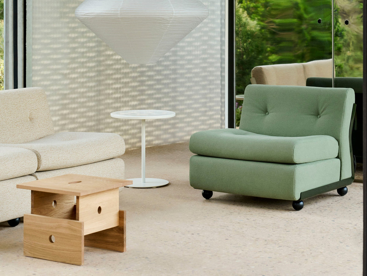 Tavolino Wood Box HAY, rovere oliato - ambientazione soggiorno | #color_OILED OAK
