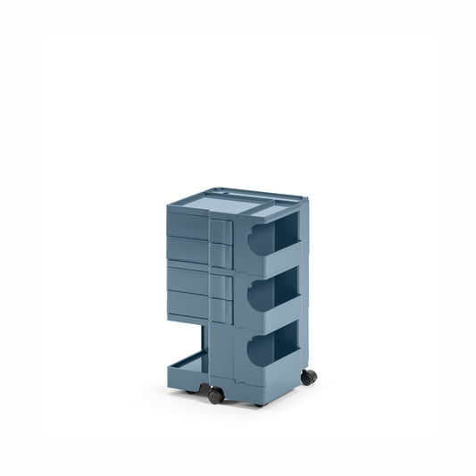 Carrello contenitore Boby, h.73,5 con 4 cassetti, blue whale