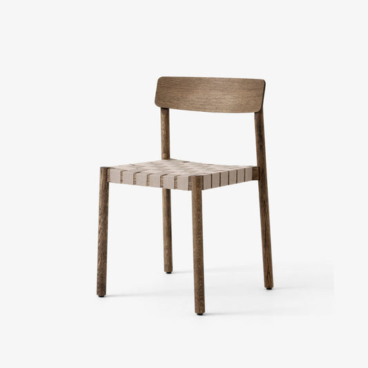 Sedia Betty TK1 Impilabile, Smoked Oil Rovere, Natural