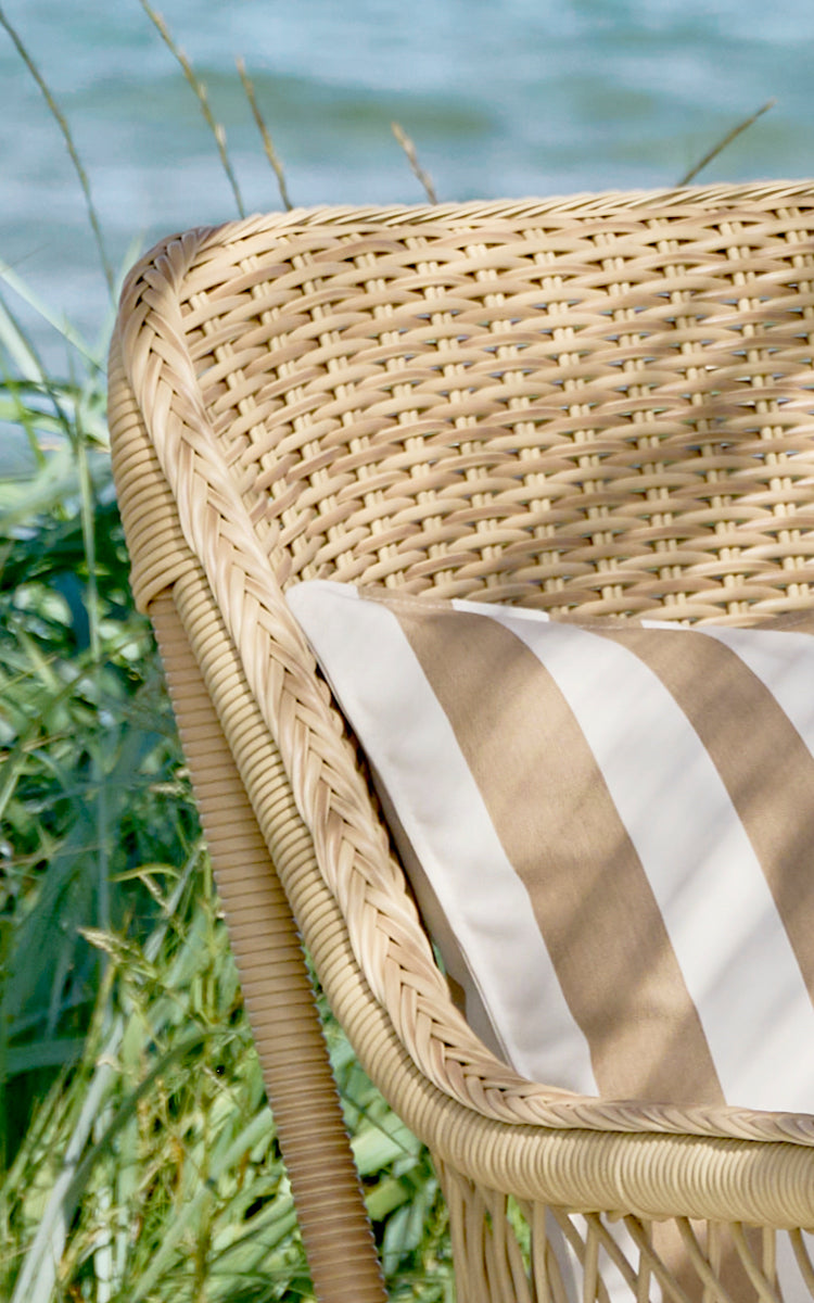 Poltrona da esterno Dawn Sika-Design - dettaglio intreccio ArtFibre
