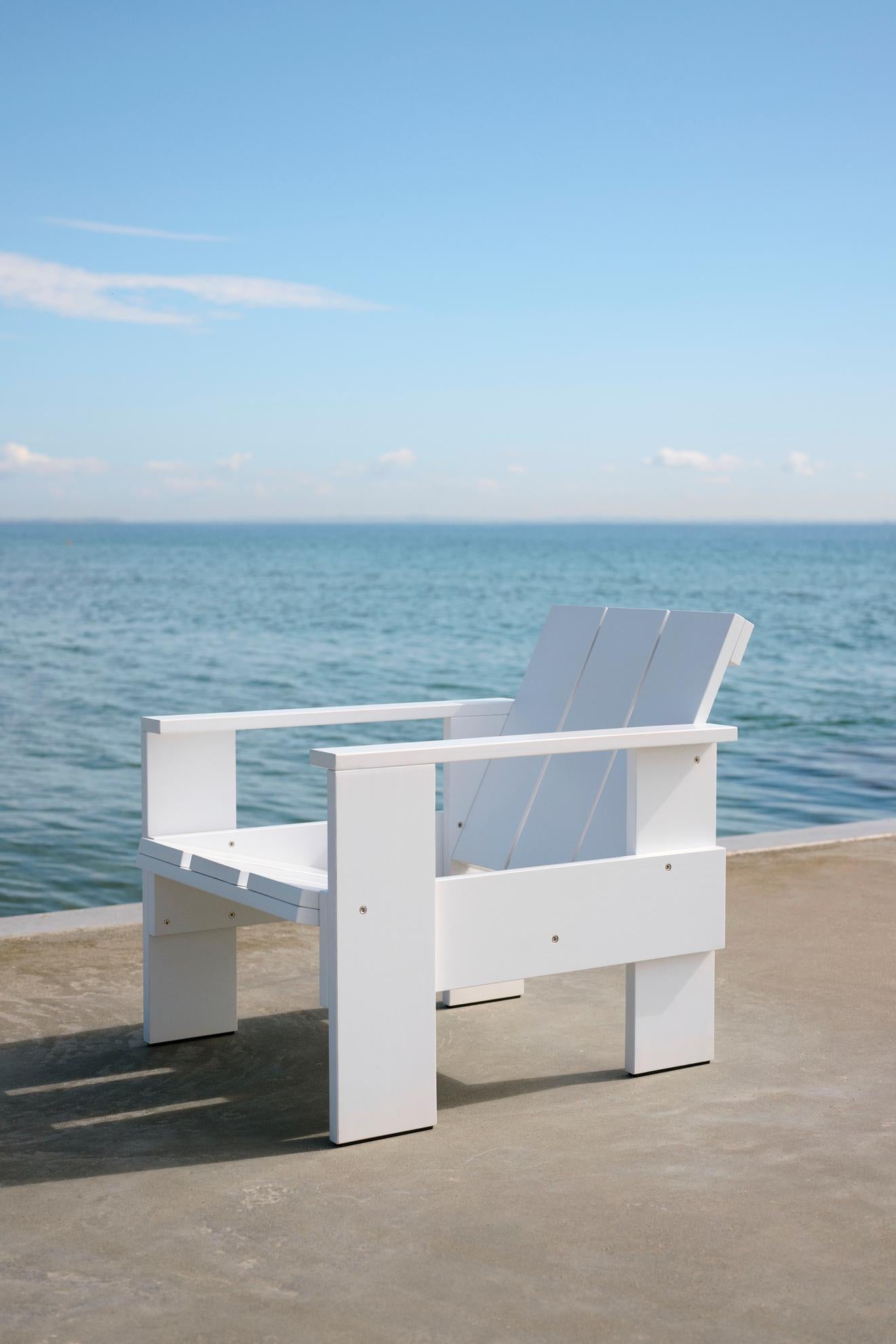 Poltrona Crate, Bianco