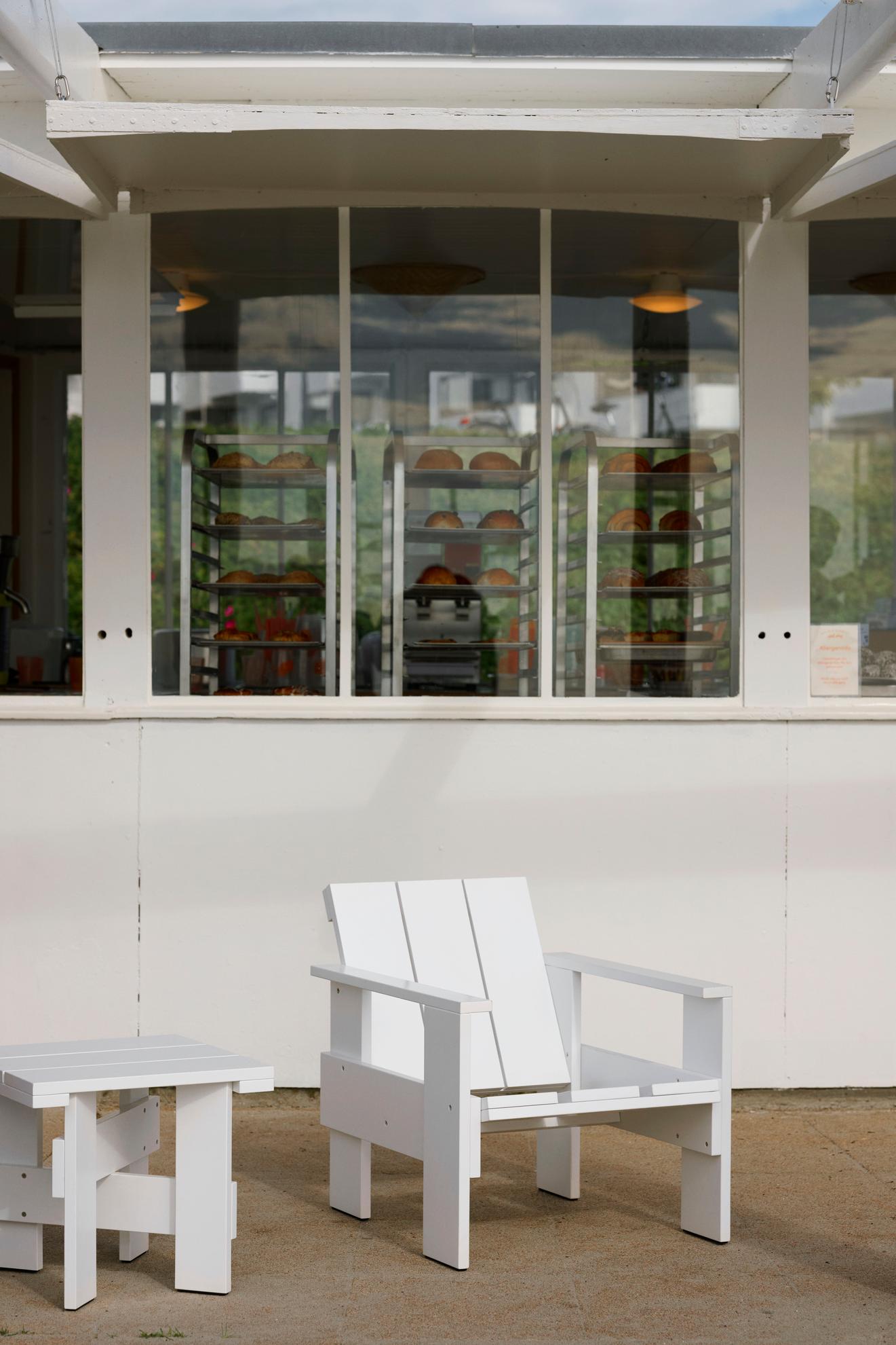 Poltrona Crate, Bianco