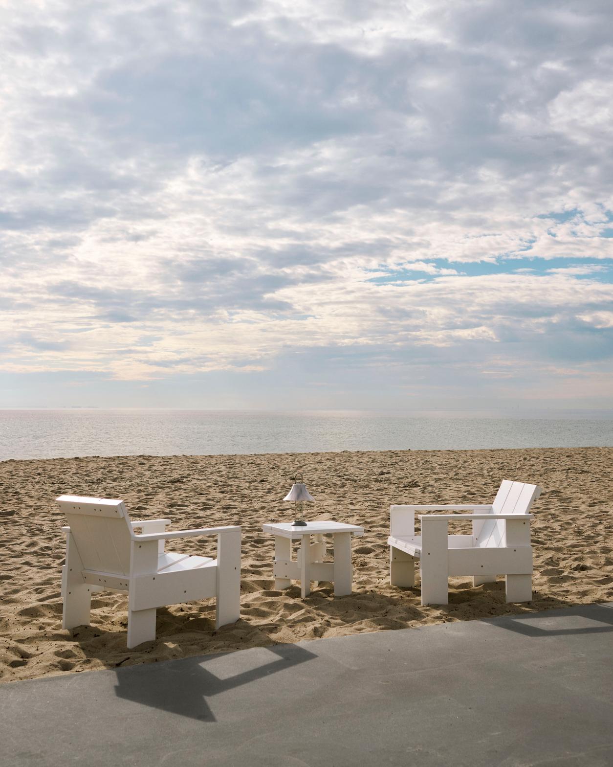 Poltrona Crate, Bianco