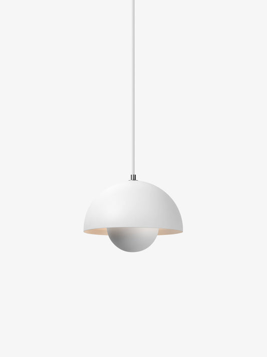 Lampada Sospensione Flowerpot VP1, Bianco Opaco, Ø23