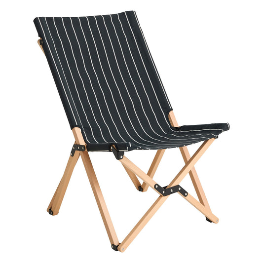 Sedia, Sedia pieghevole Outdoor Market by Jasper Morrison, faggio | #color_Black- beige stripes