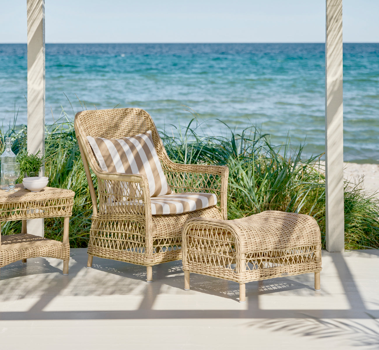 Poltrona da esterno Dawn Sika-Design - ambientata su terrazza