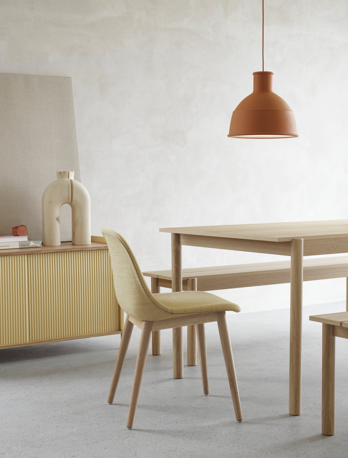 Lampada a Sospensione Unfold, Terracotta