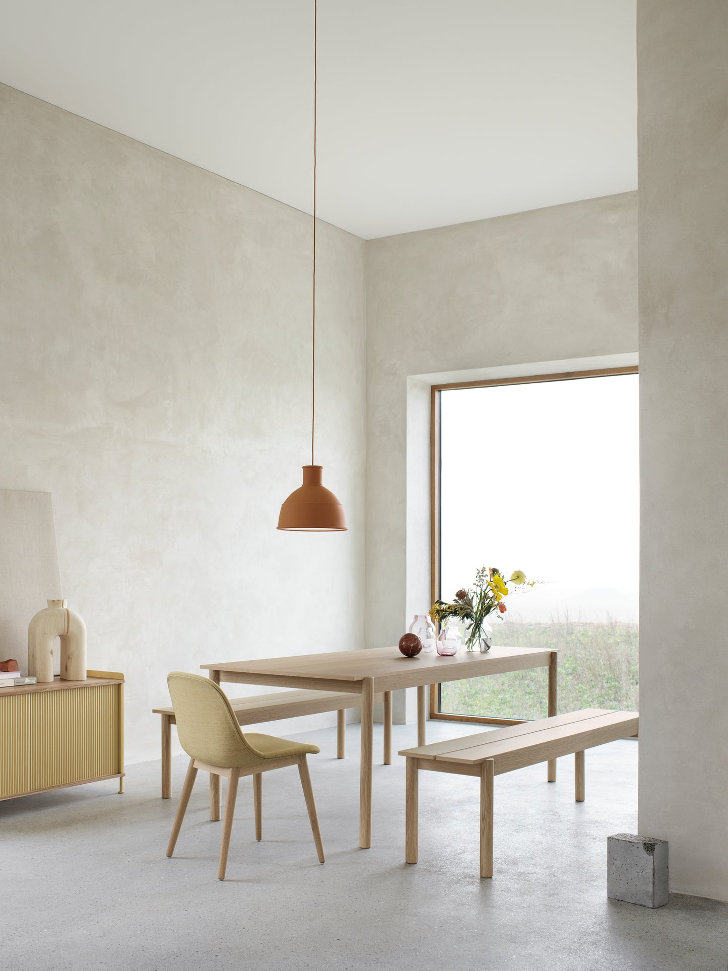 Lampada a Sospensione Unfold, Light Yellow