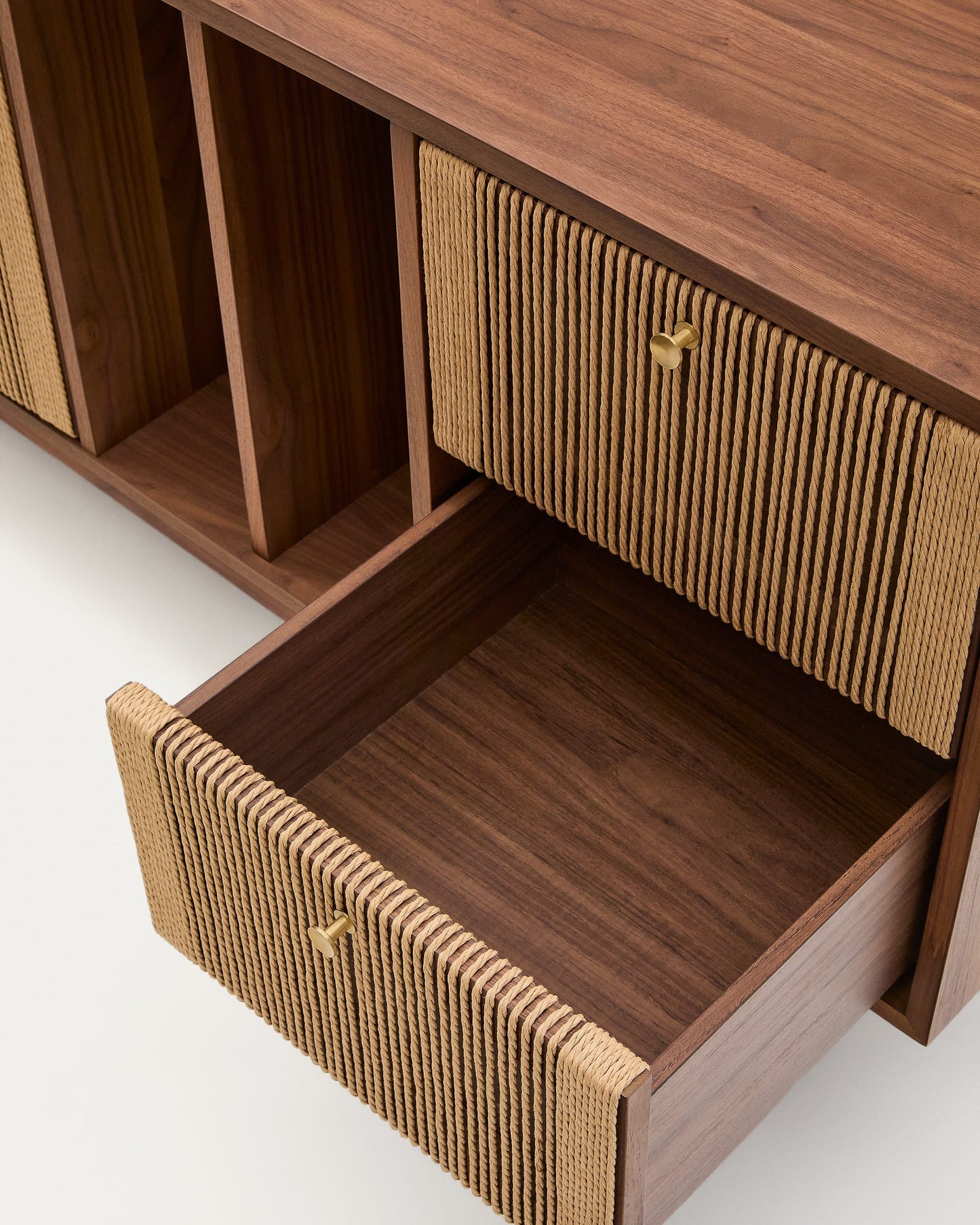 Credenza Elan, noce/corda, L.180 x h.73 x p.45