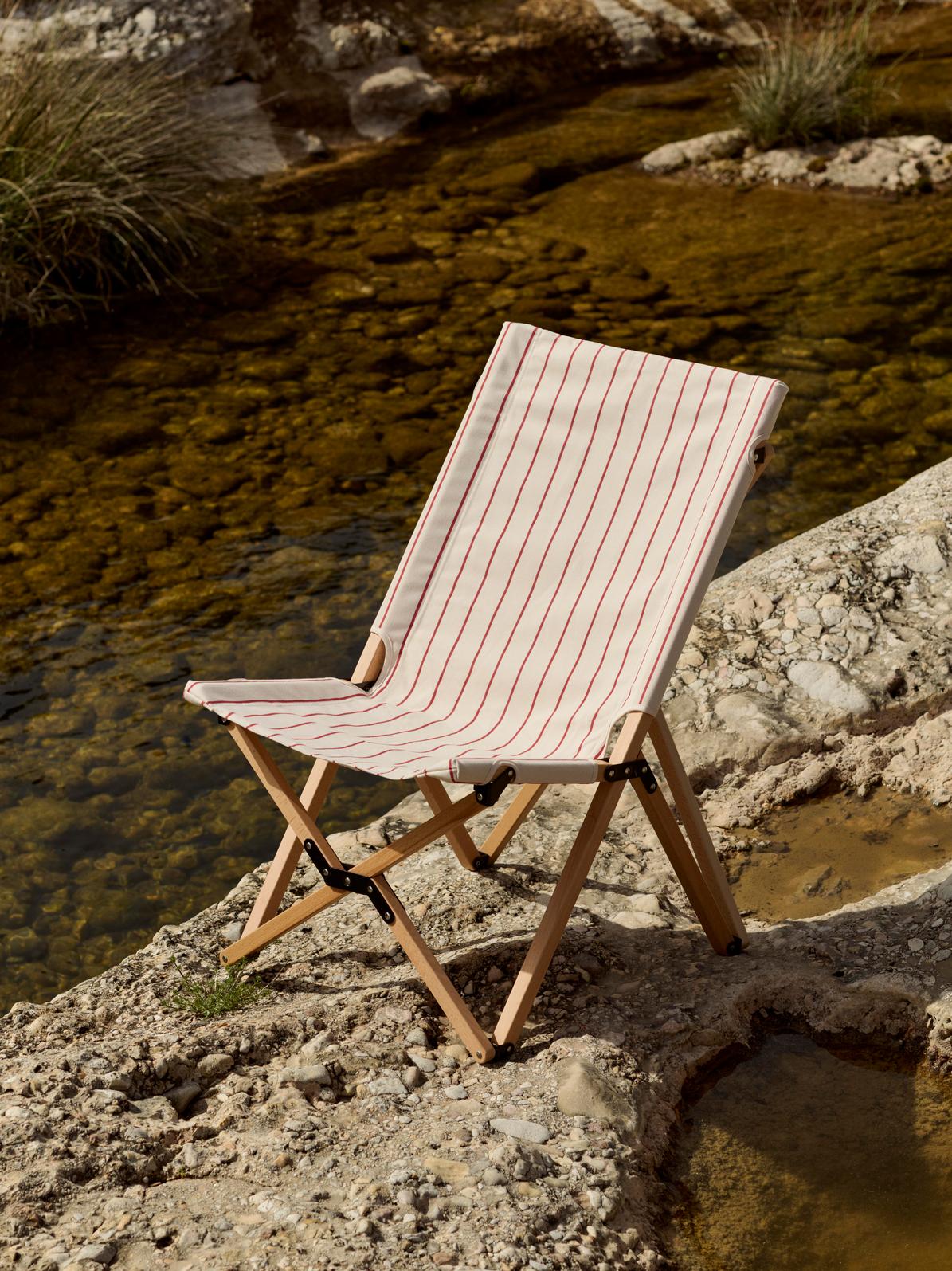 Sedia pieghevole Outdoor Market by Jasper Morrison, faggio