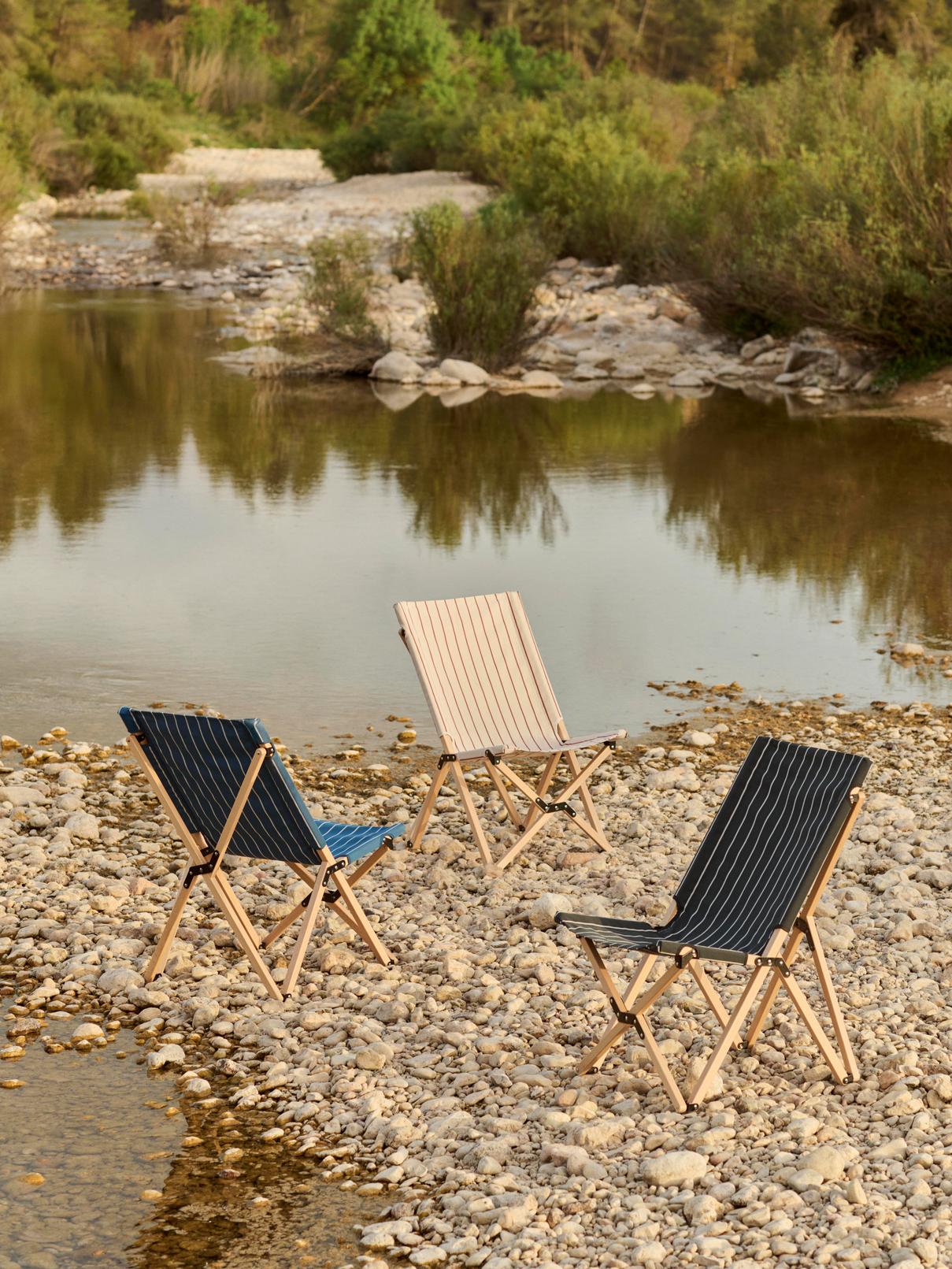 Sedia pieghevole Outdoor Market by Jasper Morrison, faggio