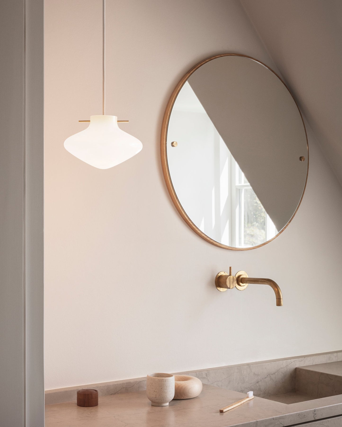 Lampada Sospensione Repose, Ottone, 175