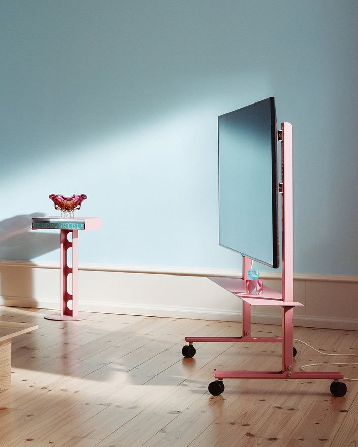 Porta tv Straight Rollin', col. Bubble gum