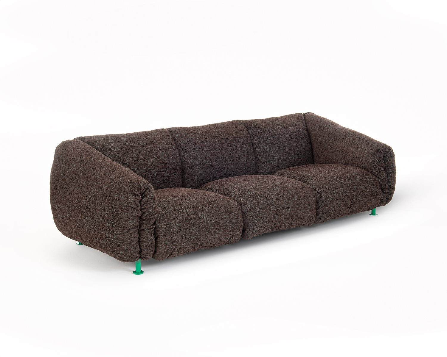Zanotta Za:Za Max, tess. Viero sottobosco, base Verde - studio