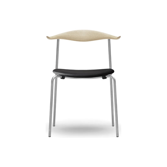 Sedia CH88P, Rovere Sapone, Pelle Thor 301