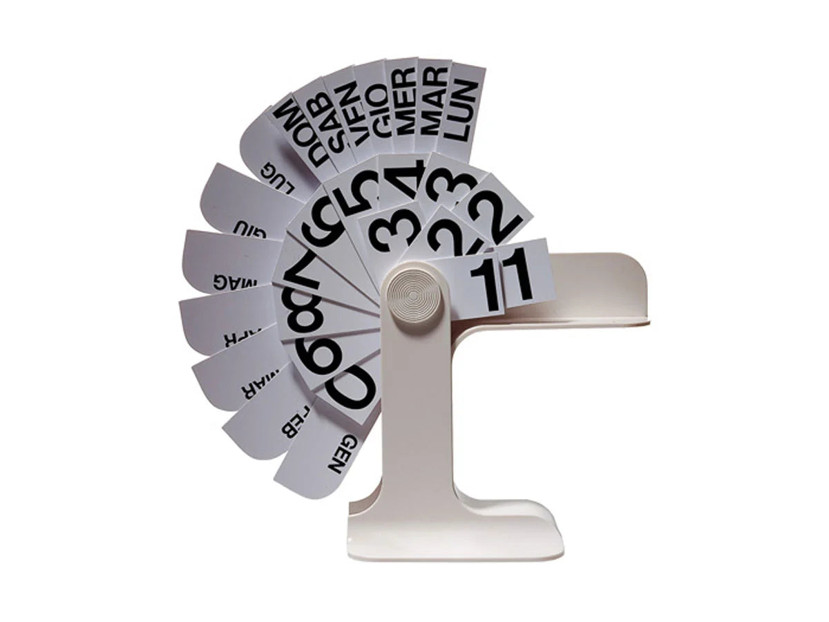 Calendario da tavolo Timor, inglese, bianco