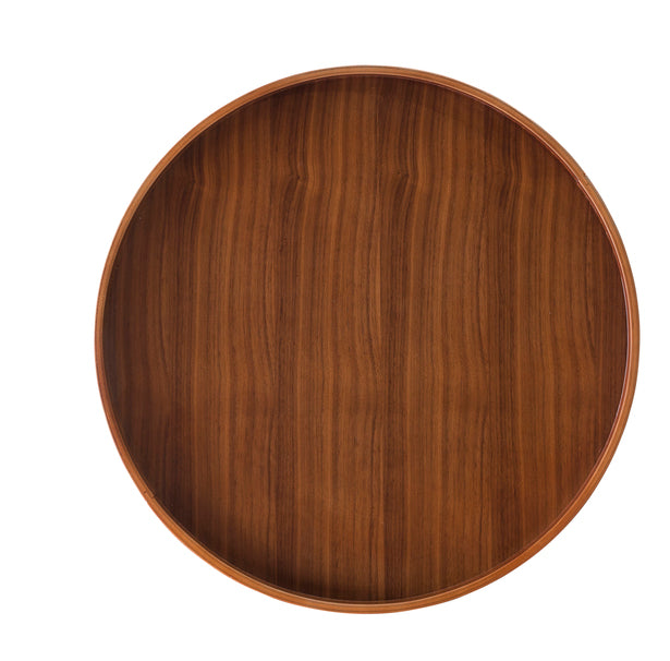 Vassoio Drum, Ø45, Dark Walnut