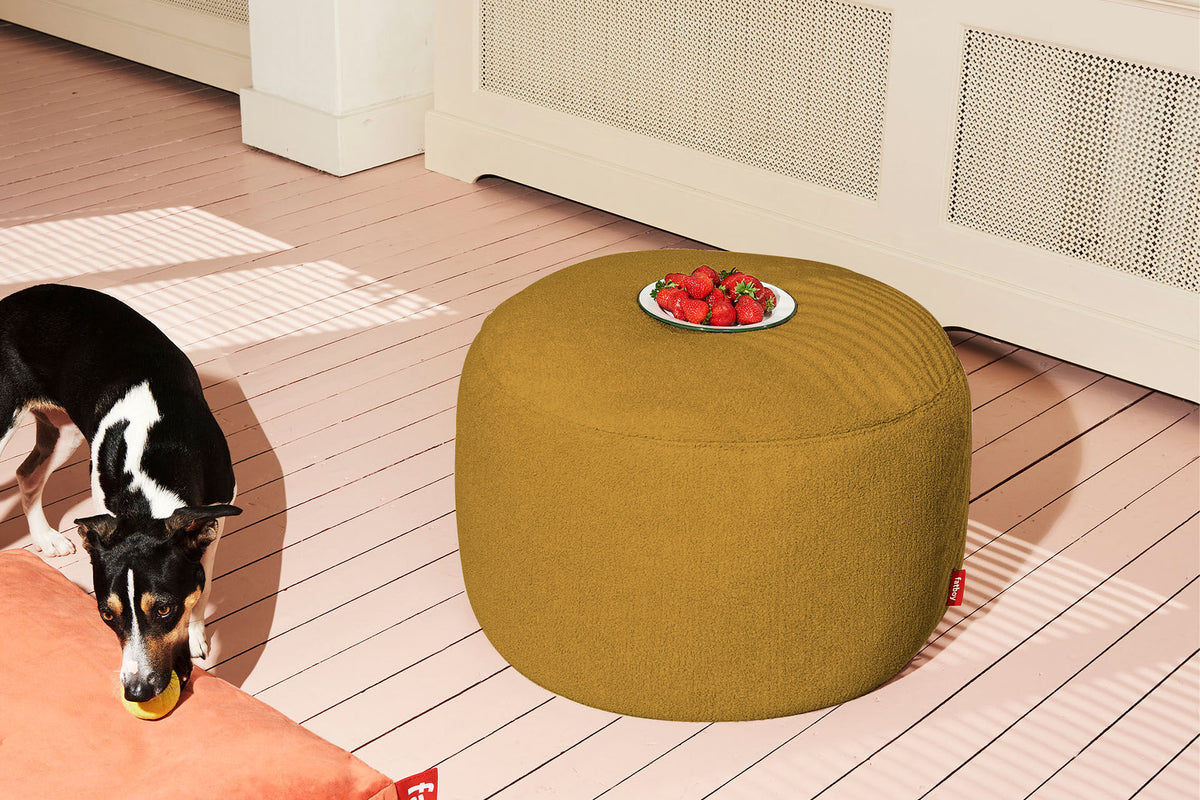 Pouf Point Large, Sherpa Cider