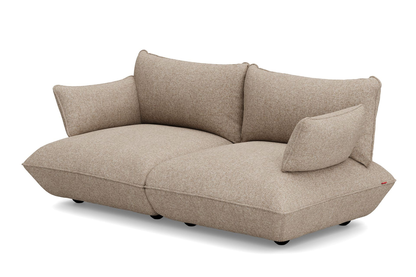 Divano Sumo,medium, l.210,5 x p.108 x h.90 , bouclè marrone