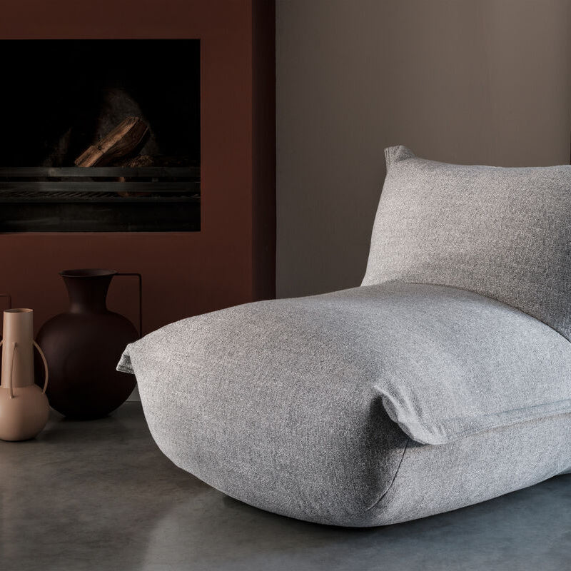 Fatboy The BonBaron Slim Boucle Grey in ambiente