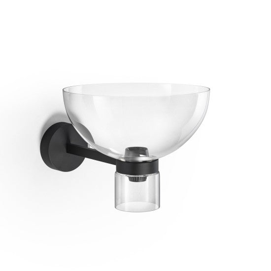 Lampada da parete Nocturne Flos, bowl base nera