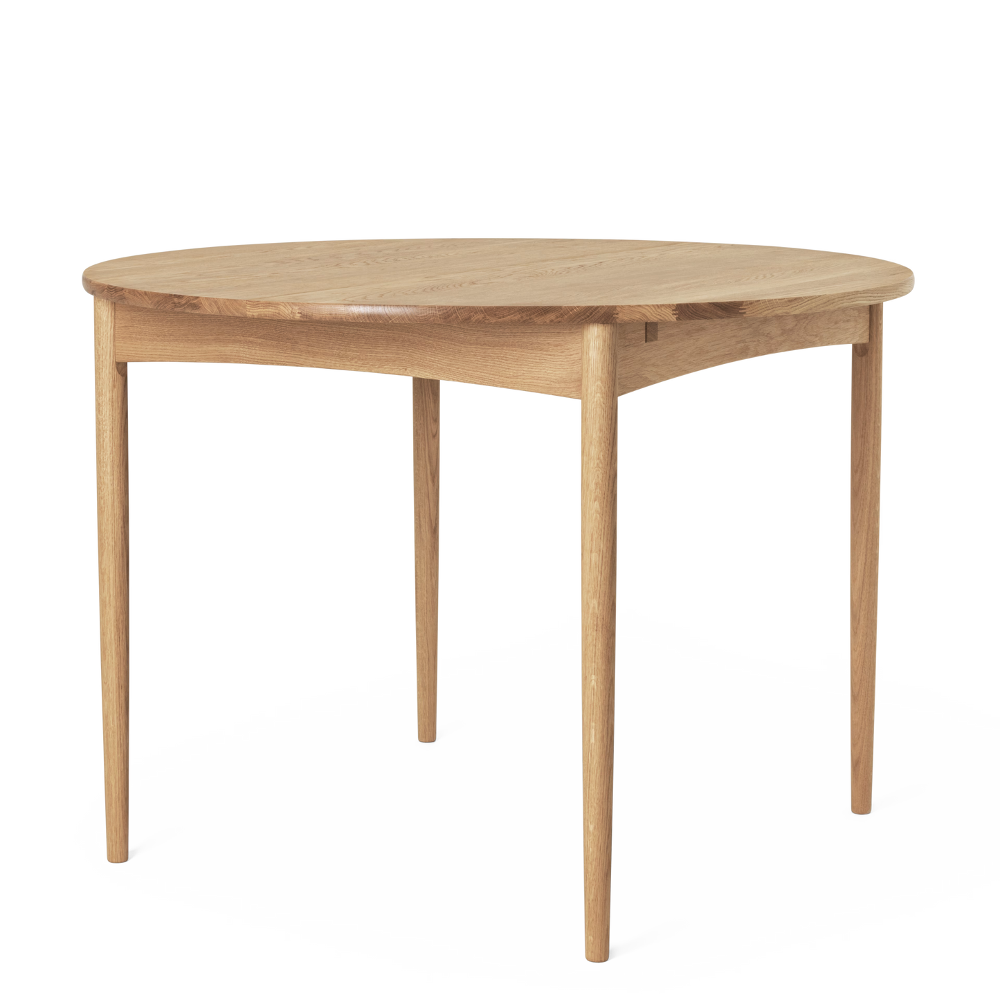Tavolo BM0121, Rovere Olio, Ø120, Allungabile