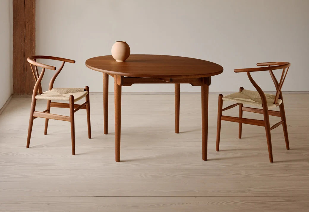 CH24 WISHBONE CHAIR MAHOGANY OIL/NAT CORD