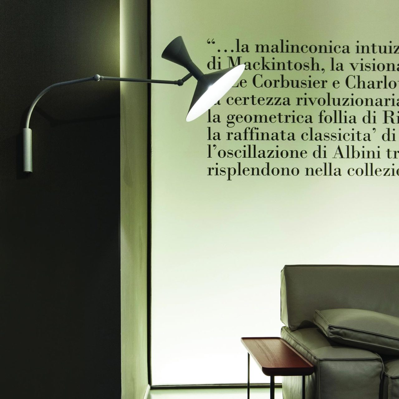 Lampada da Parete, Lampe de Marseille Mini, Nera